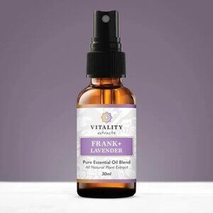 (2) NEW Vitality Extracts FRANKINCENSE/LAVENDAR Spray Pure Essential Oil